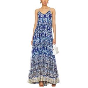 NWT MISA Los Angeles Kali Dress in Lapis Ombre Size S
